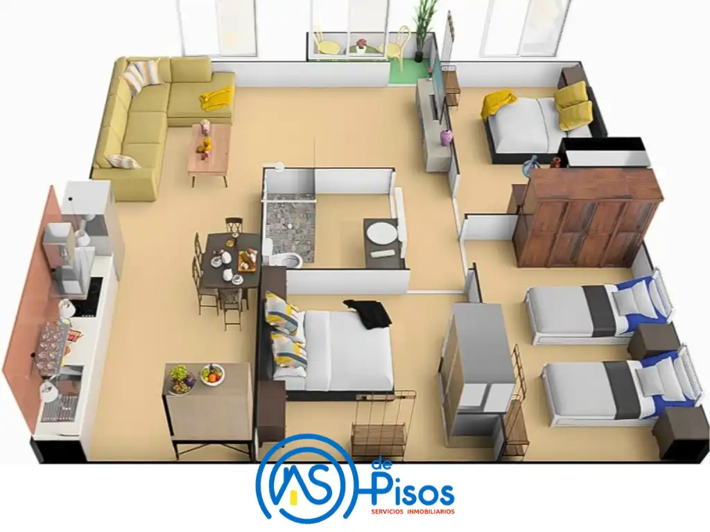 Pis de 84 m² a Saragossa