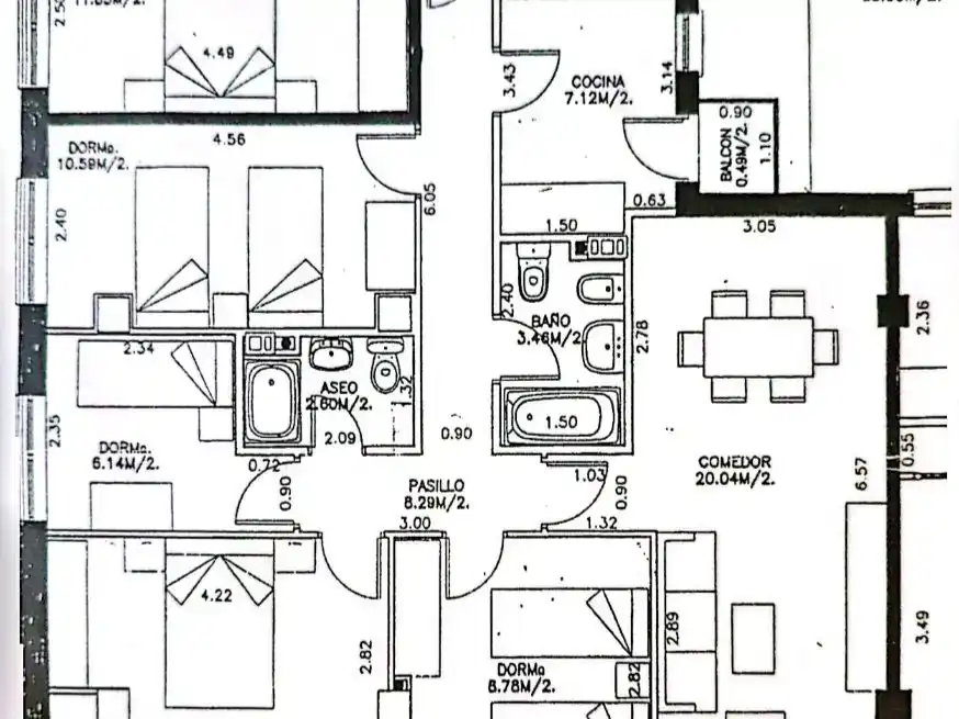 Piso de 115 m² en Salamanca