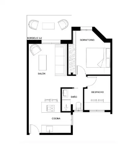 Piso de 50 m² en Barcelona