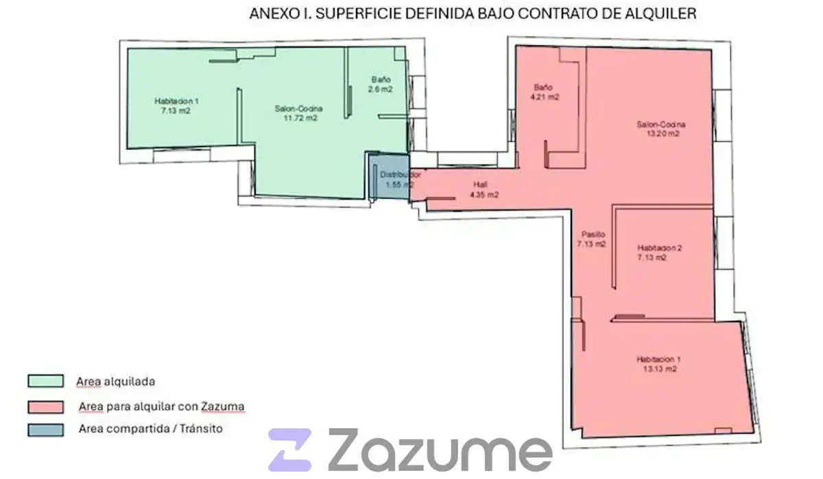 Piso de 49 m² en Murcia