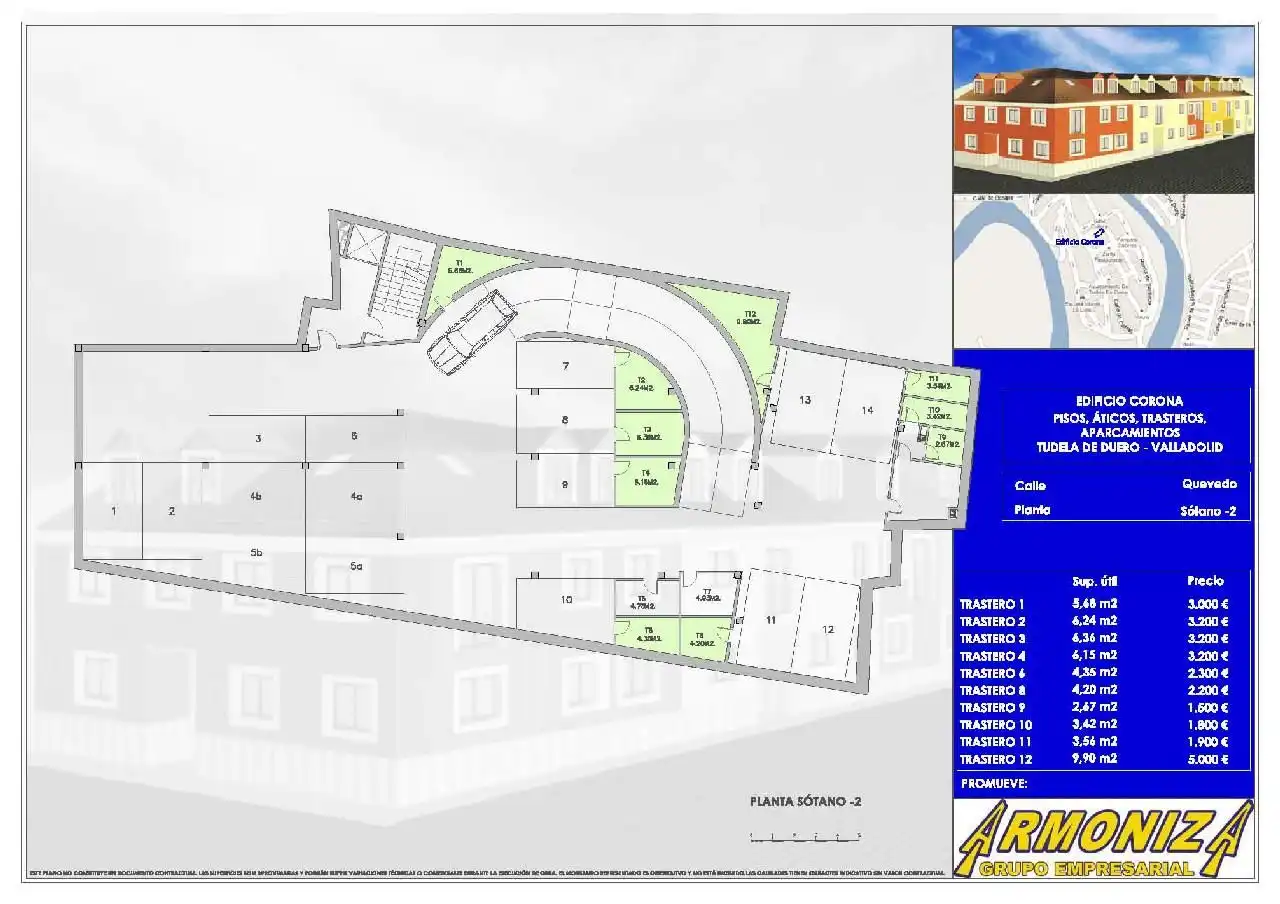 Piso de 66 m² en Tudela de Duero