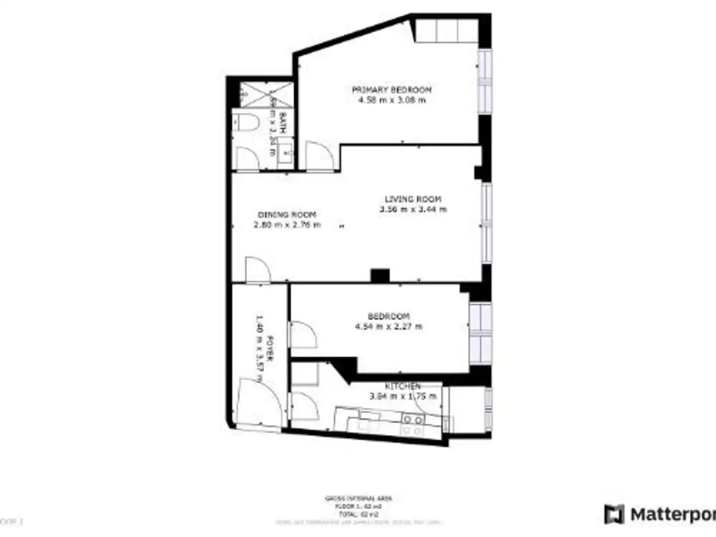 Apartamento 64 m² em Las Rozas de Madrid