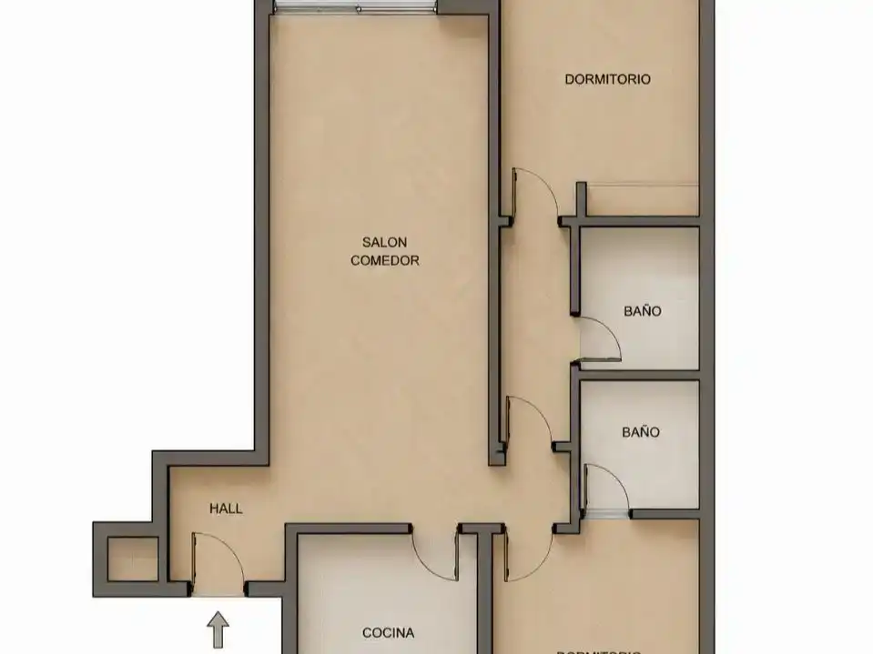 Piso de 91 m² en Son Servera