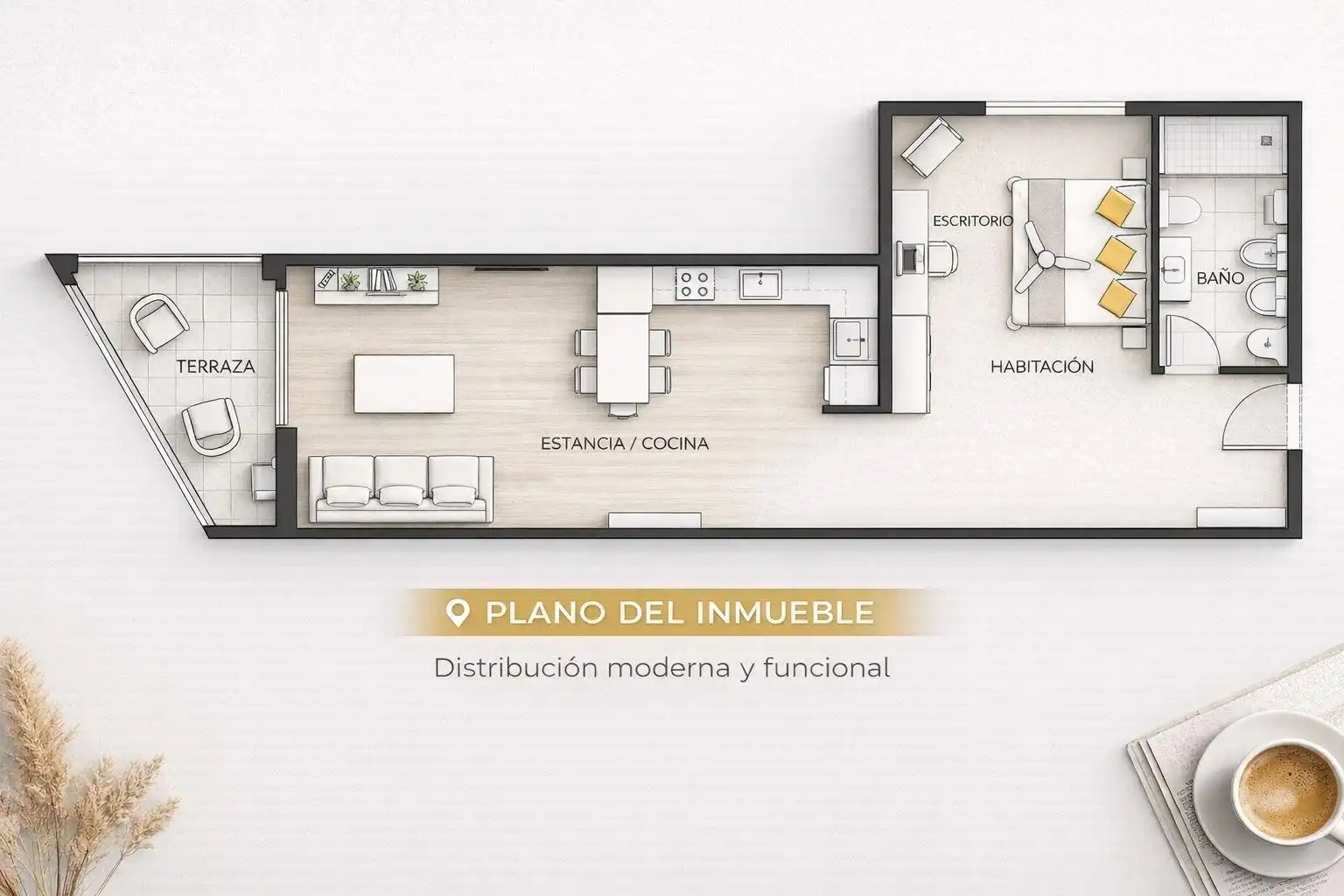 Piso de 60 m² en Roquetas de Mar