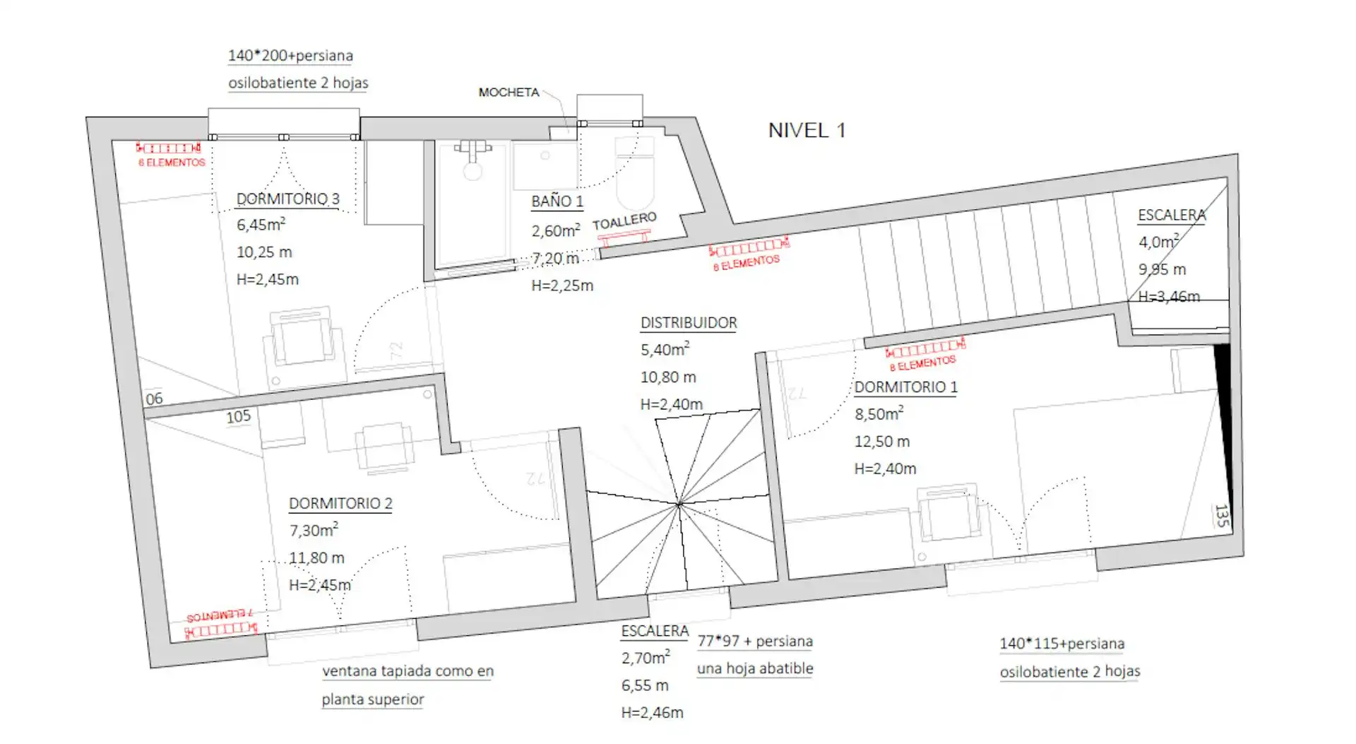 Habitación 7 m², Madrid