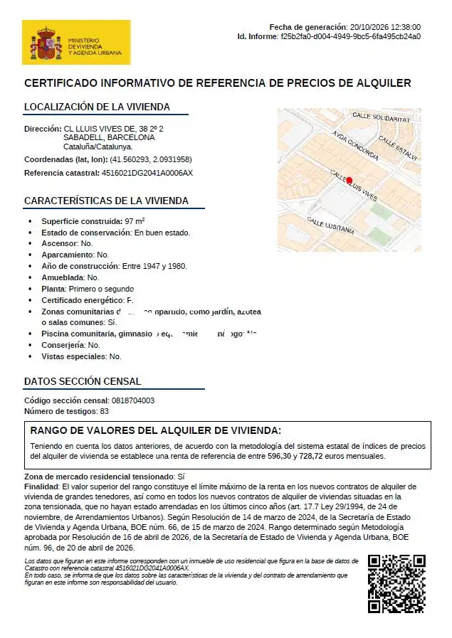 Apartamento 97 m² em Sabadell