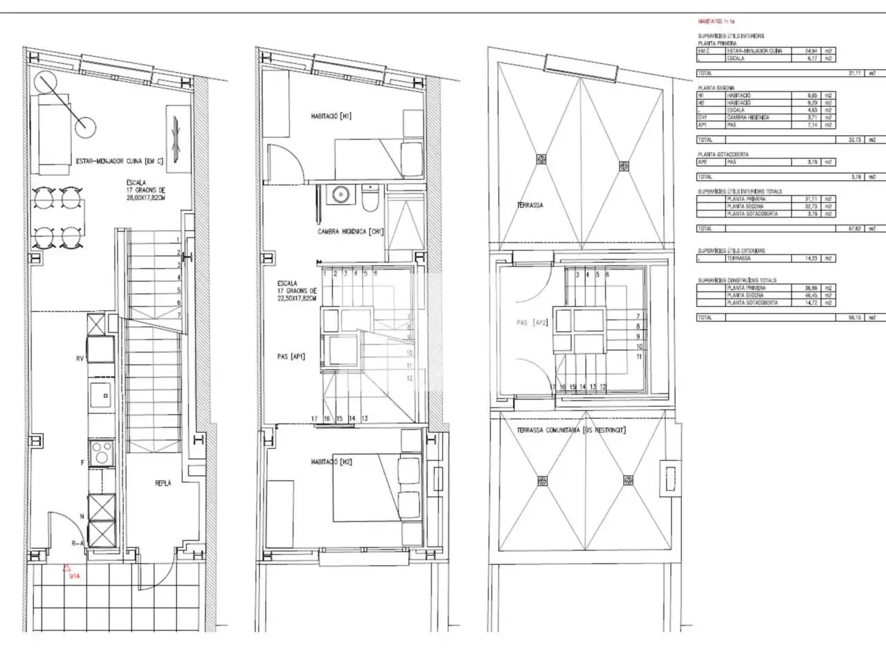 Piso de 101 m² en Sabadell