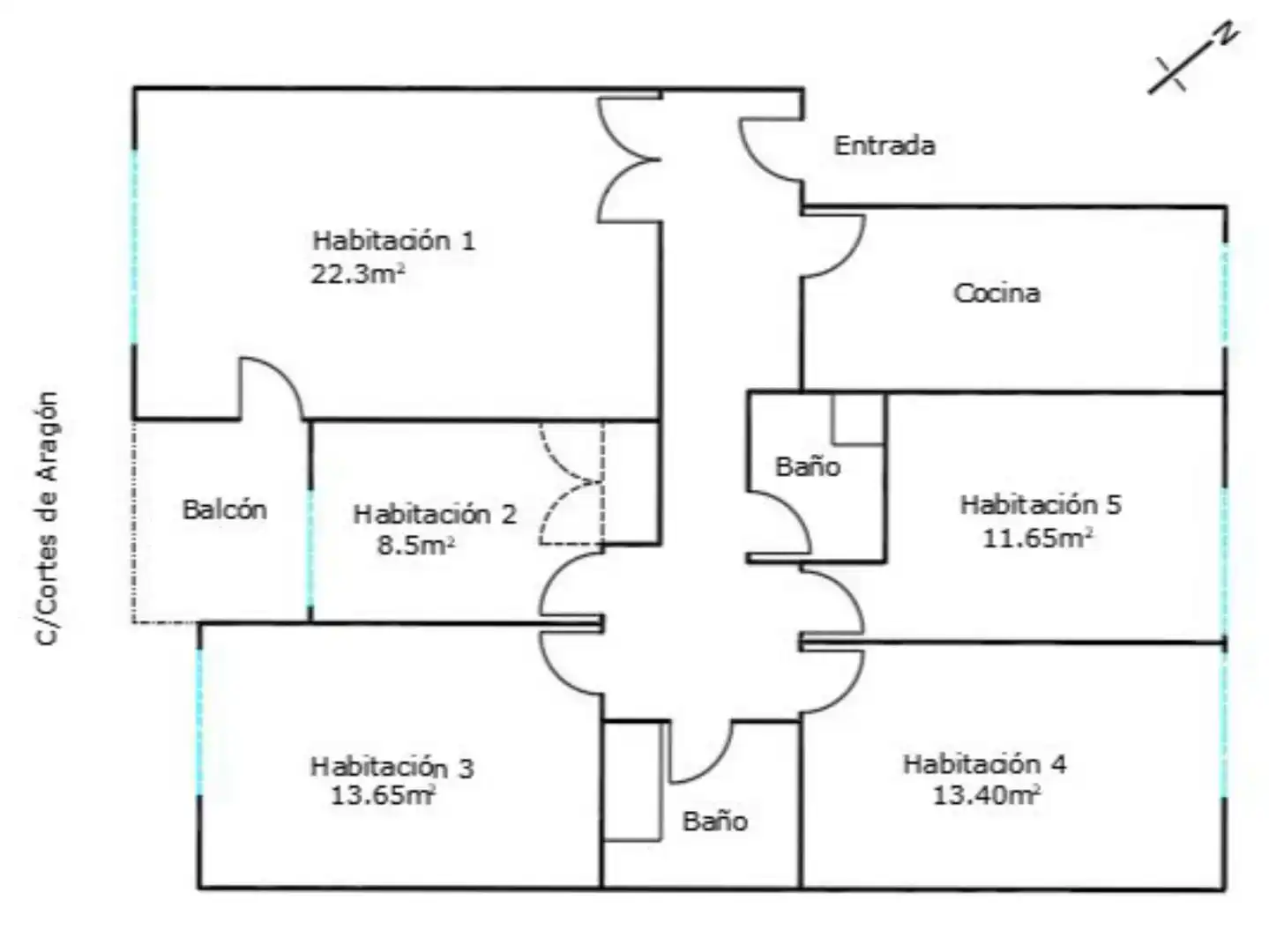 Habitación 119 m², Gallur