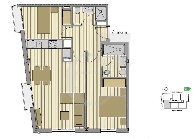 Wohnung 80 m² in Valencia