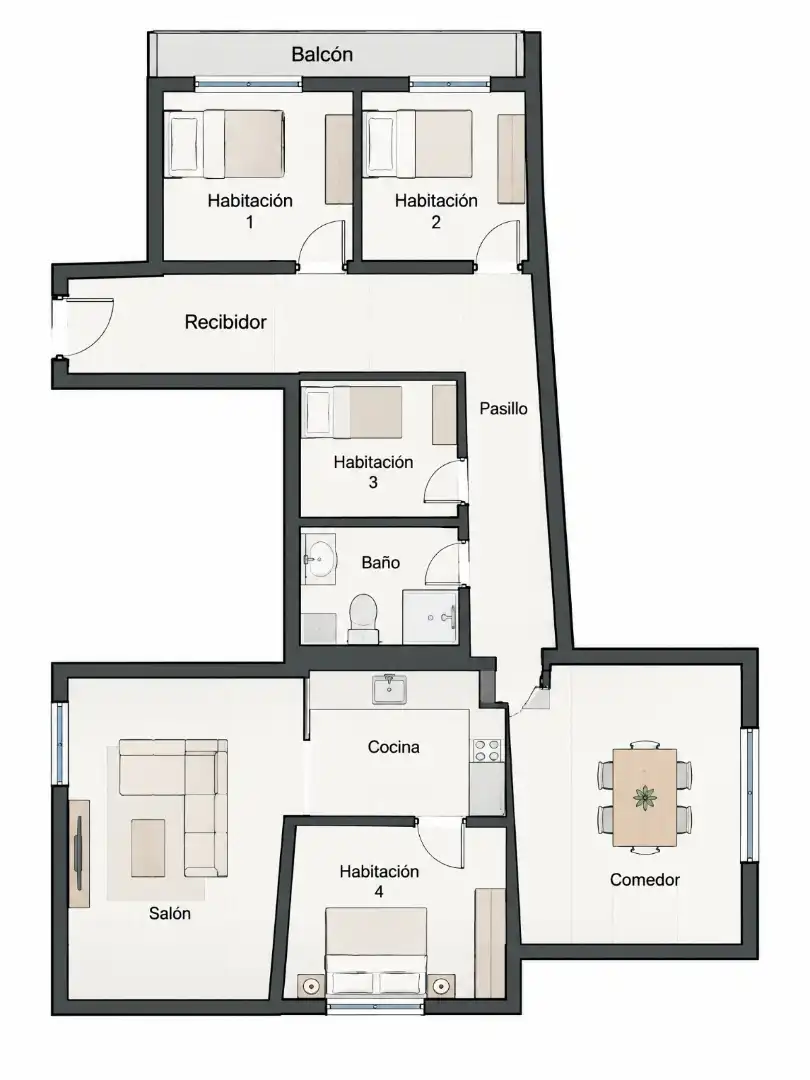 Habitació de lloguer, Alacant