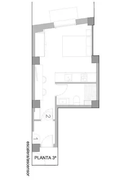 Pis de 45 m² a Oriola