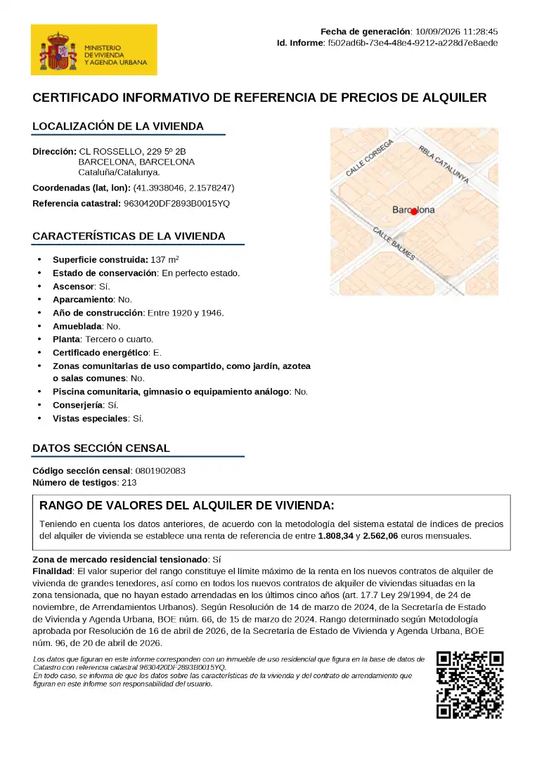 Wohnung 151 m² in Barcelona