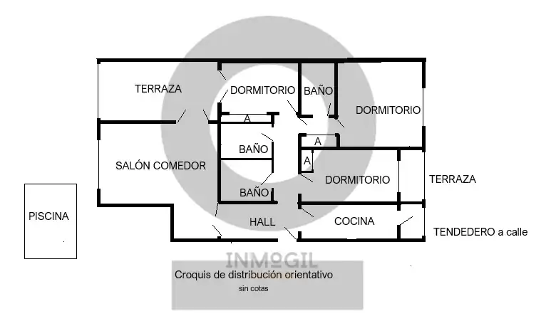 Piso de 129 m² en Madrid