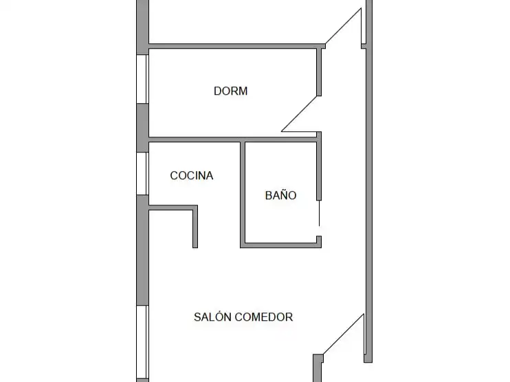 Pis de 50 m² a València