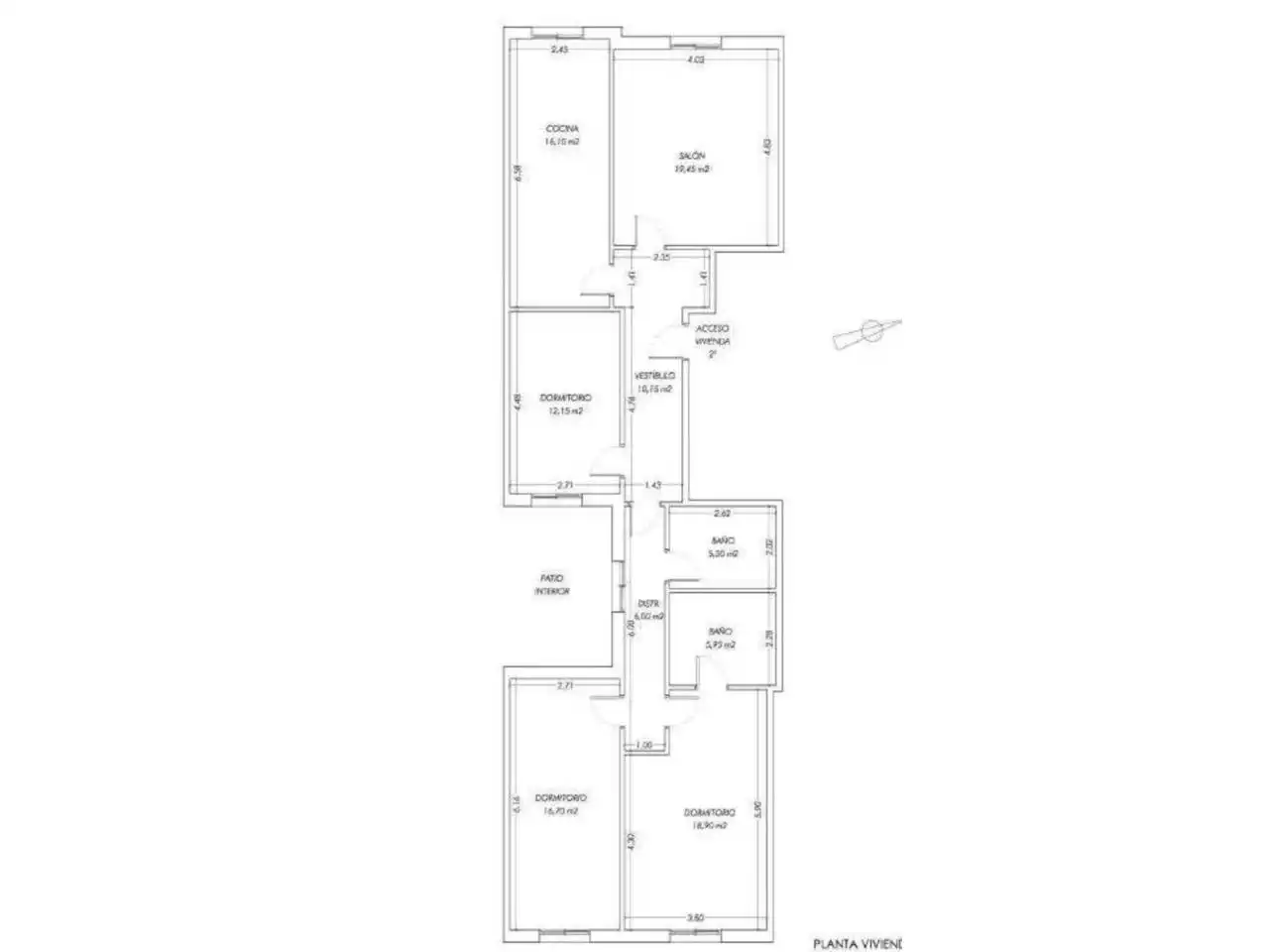 Piso de 131 m² en Bueu