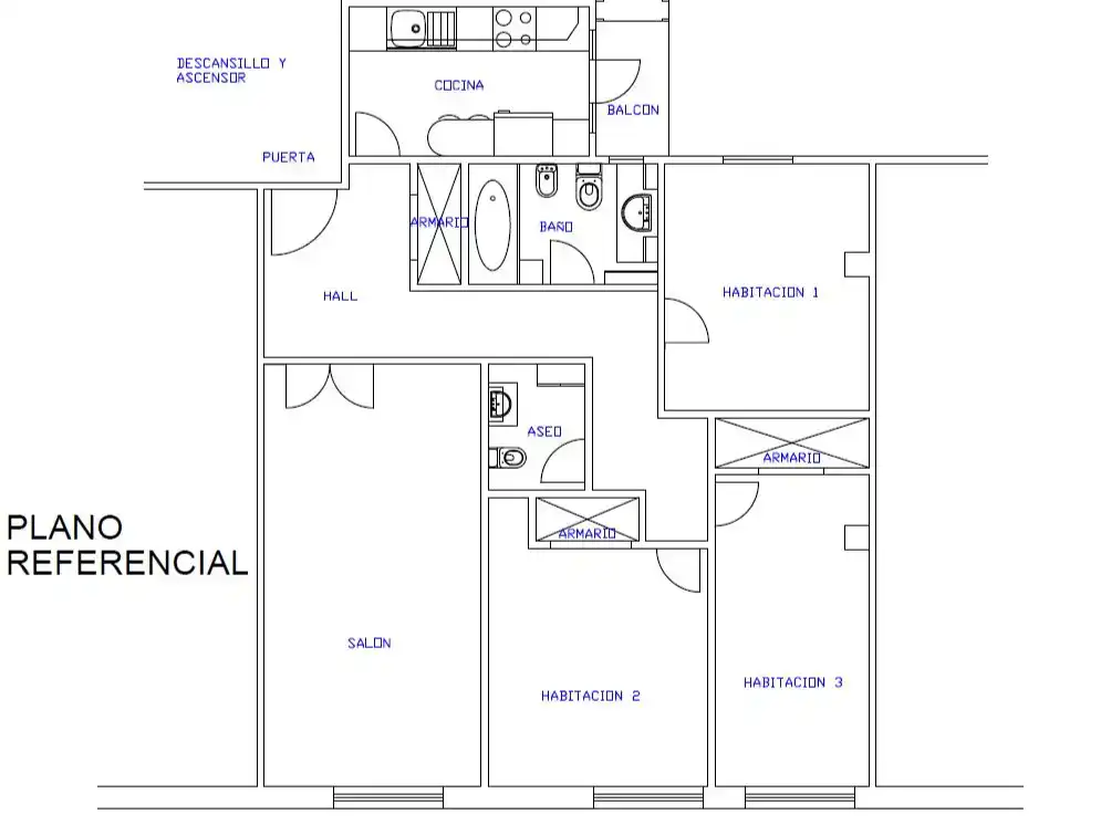 Piso de 90 m² en Salamanca