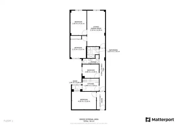 Piso de 113 m² en Salamanca
