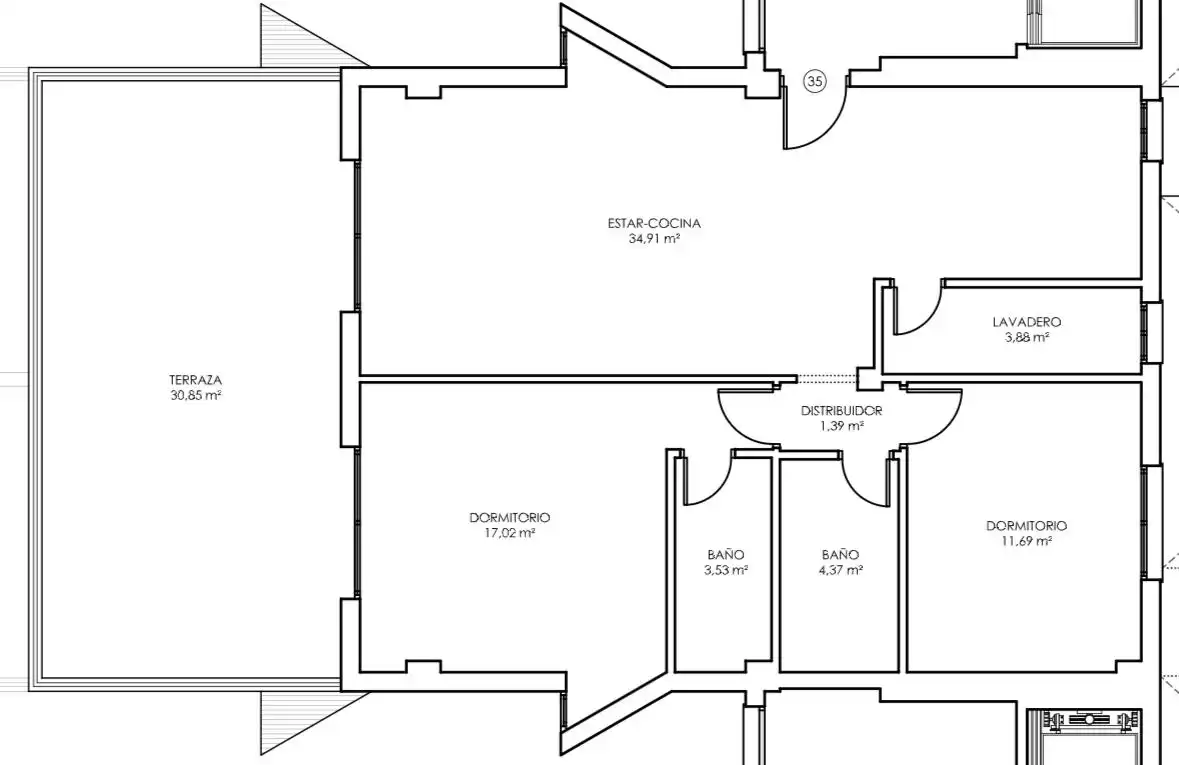 Piso de 105 m² en Cenes de la Vega