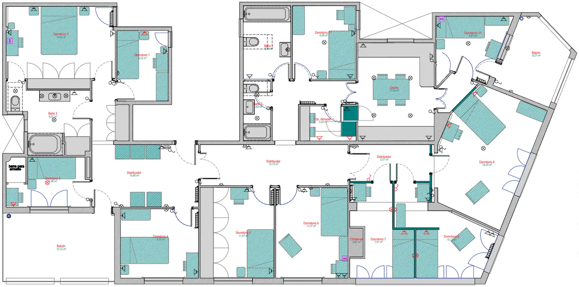 Habitación 277 m², Barcelona
