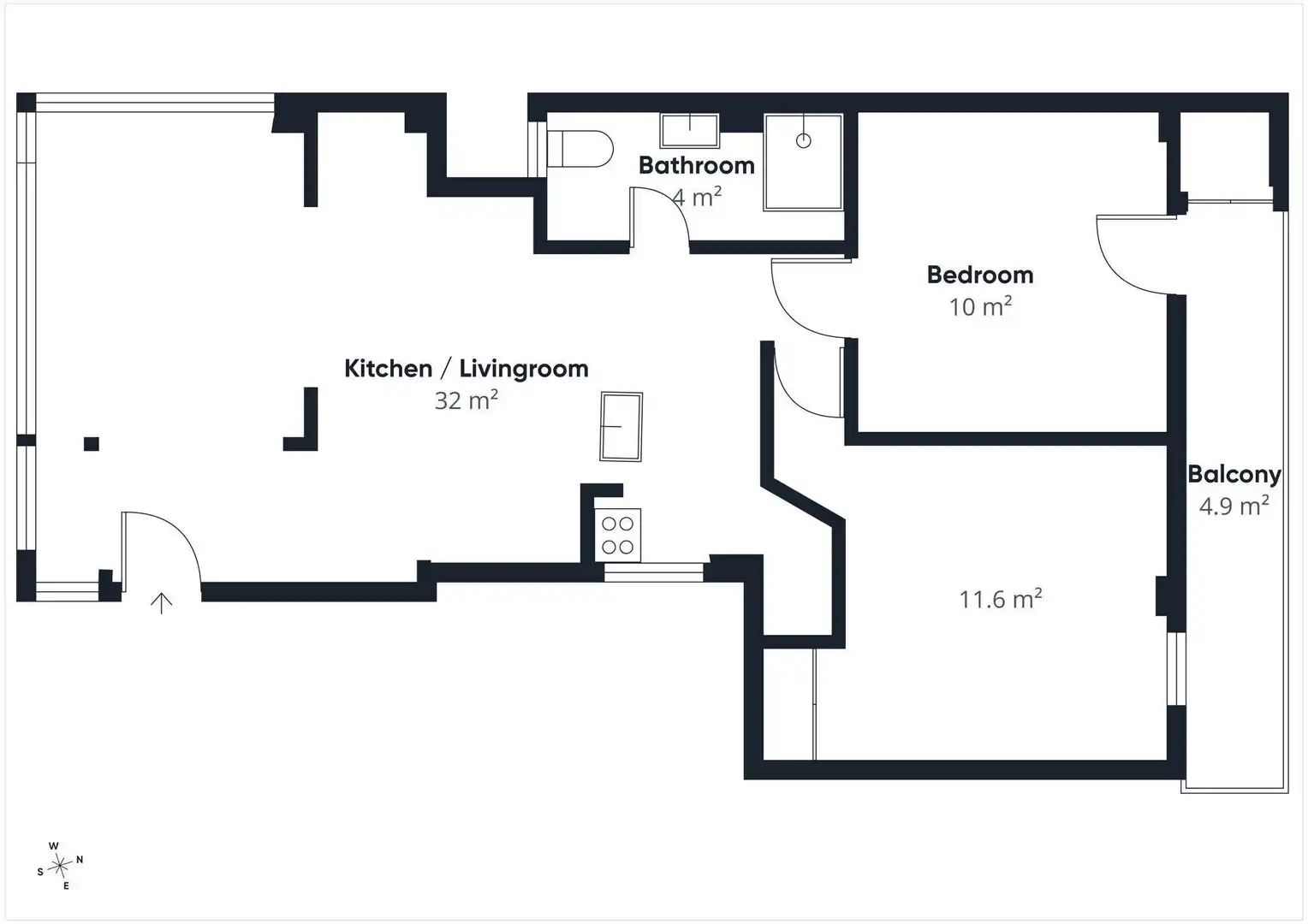 Piso de 60 m² en Palma