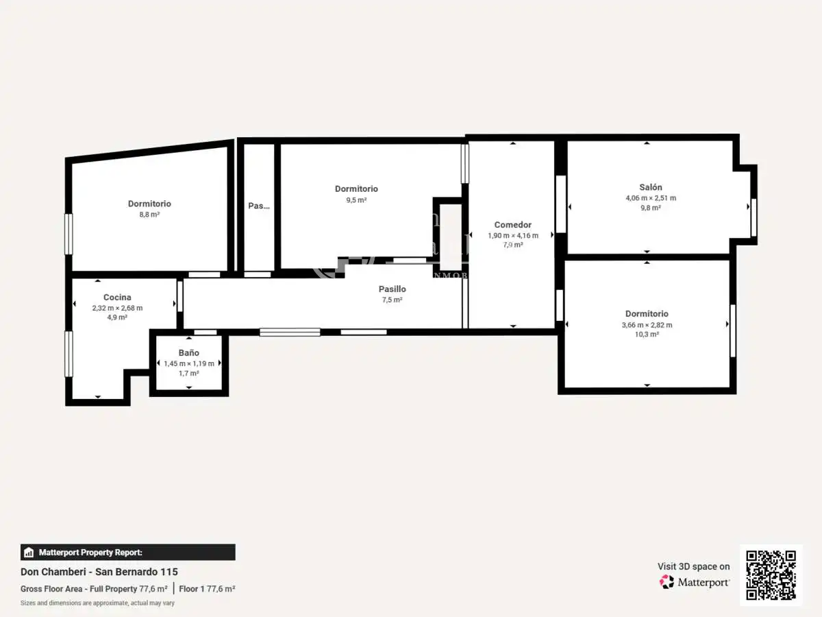 Piso de 80 m² en Madrid
