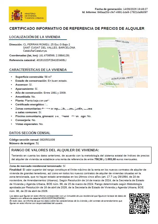 Pis de 45 m² a Sant Cugat del Vallès