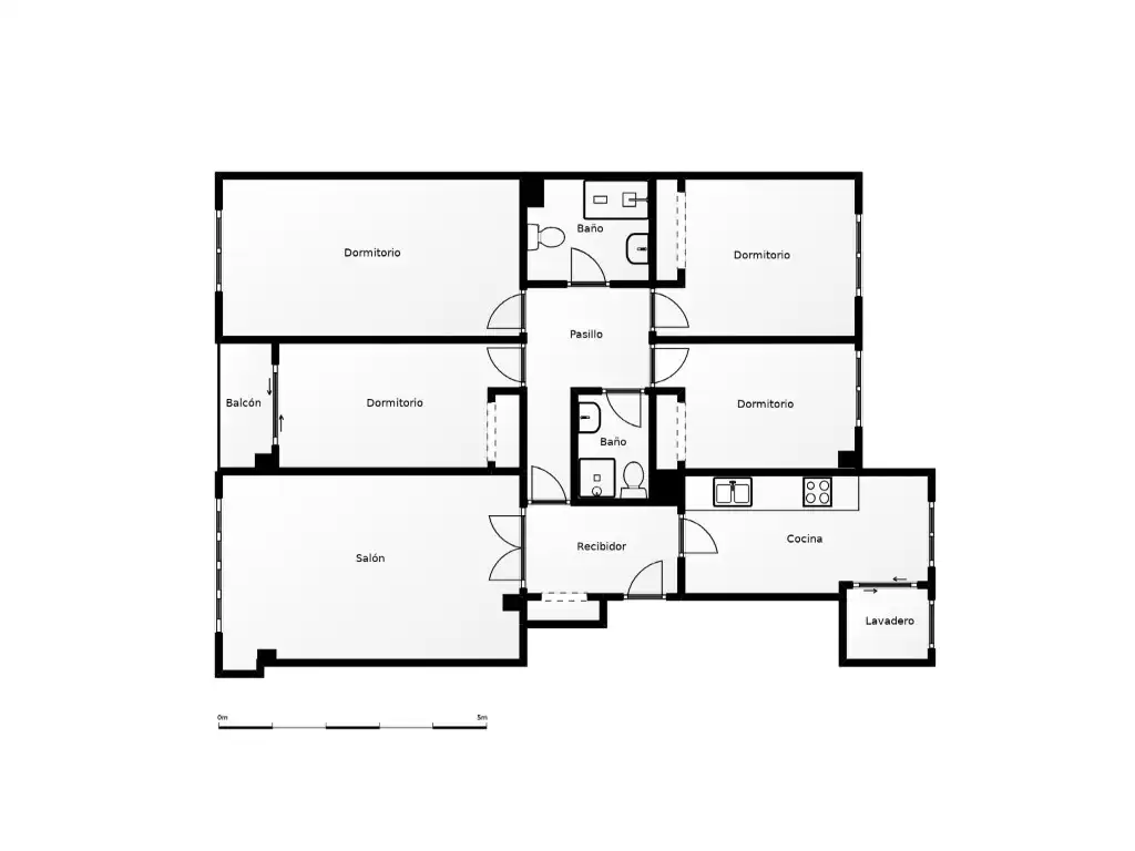 Piso de 117 m² en Castellón de la Plana