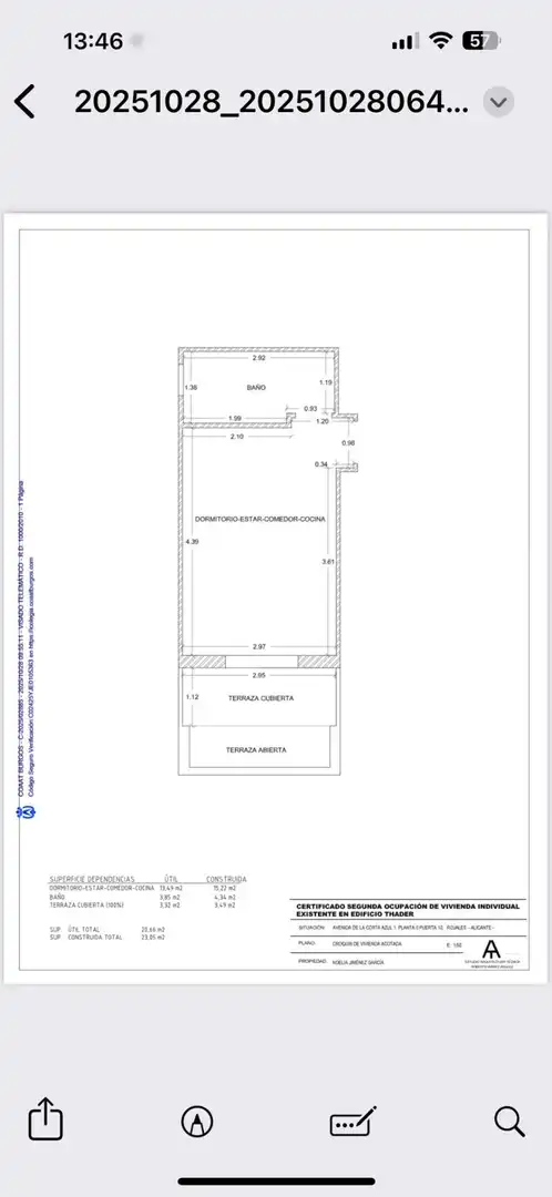 Piso de 30 m² en Rojales