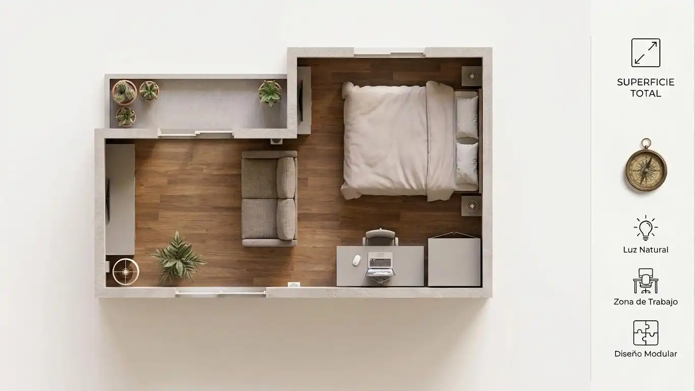 Habitación 116 m², Granada