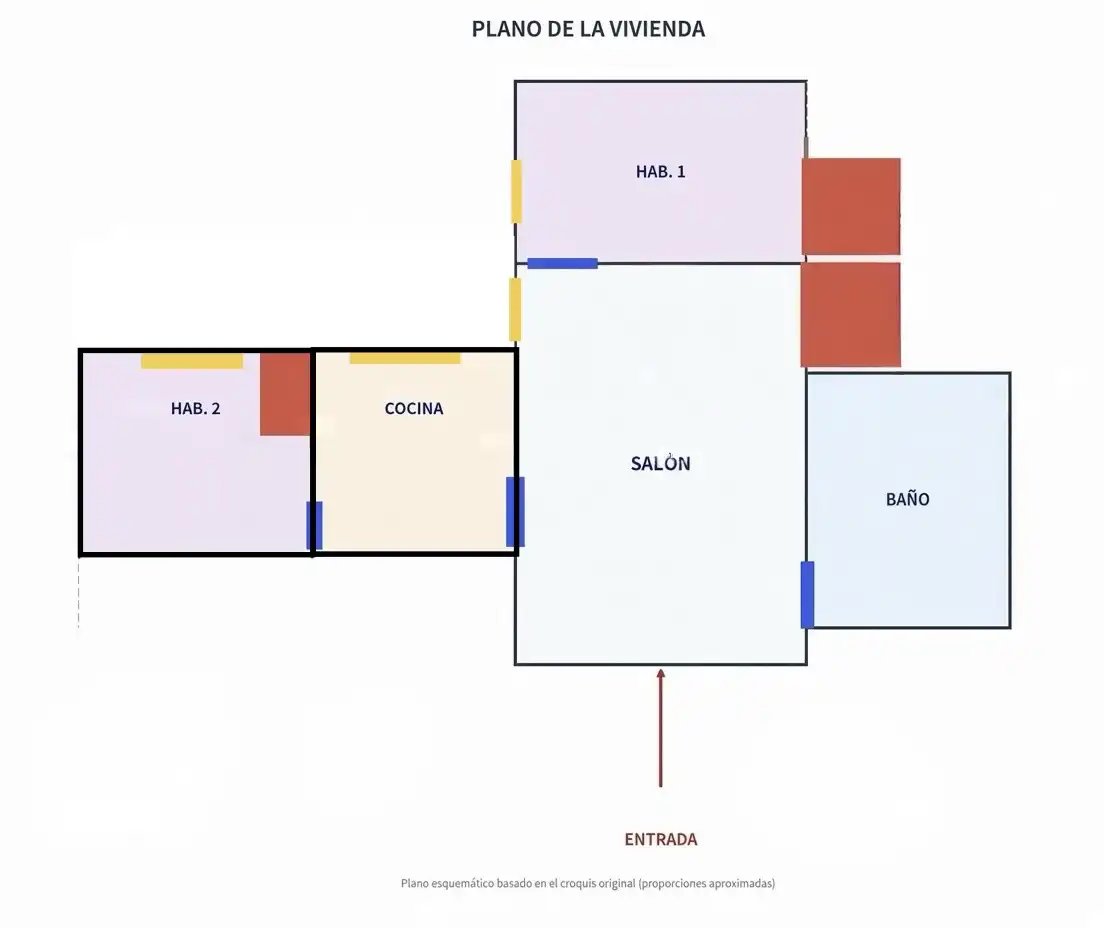 Piso de 60 m² en Madrid