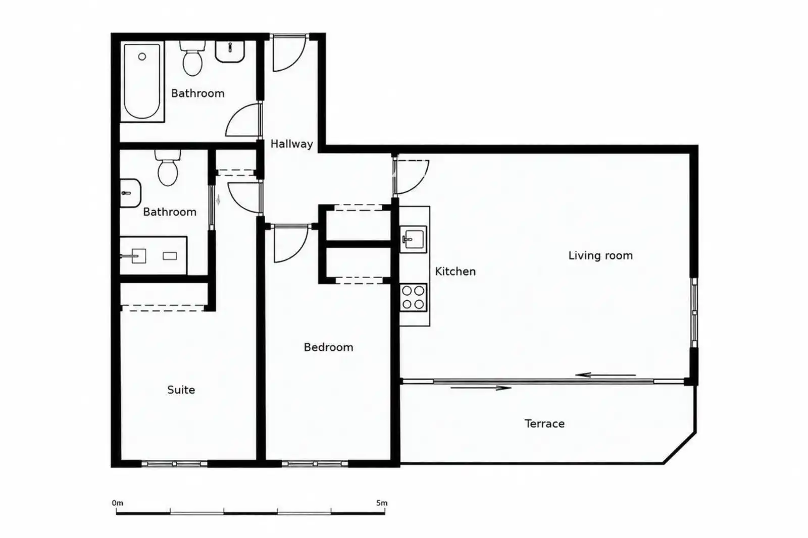 Квартира 100 м² в Мадриде