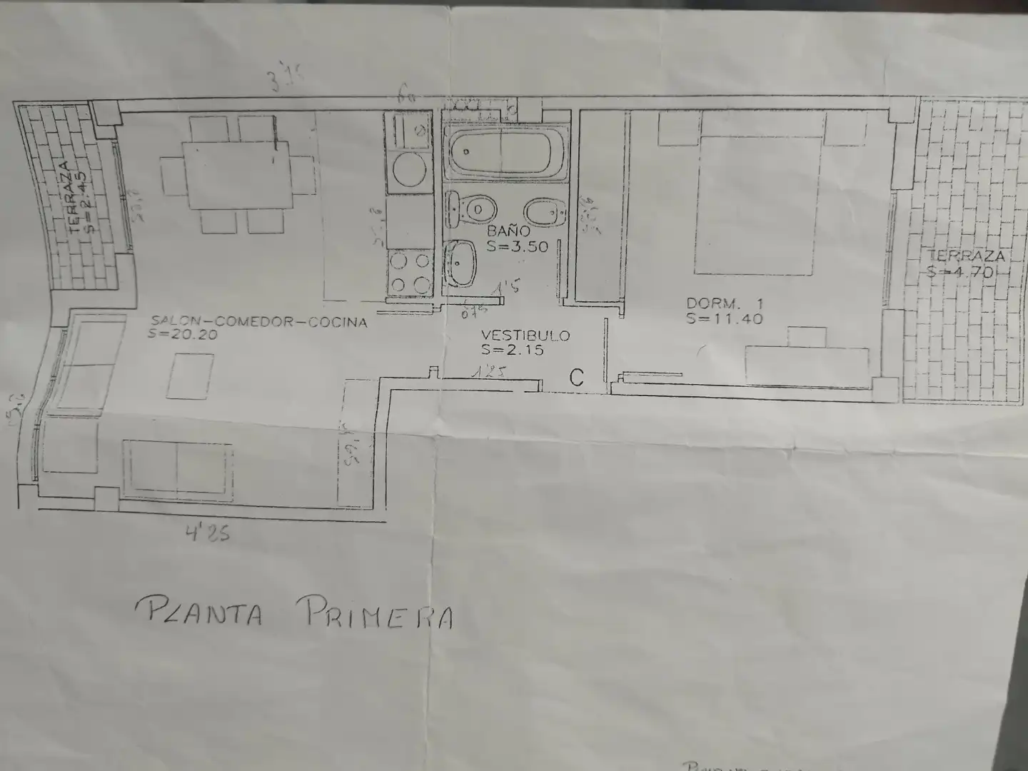Pis de 46 m² a Saragossa