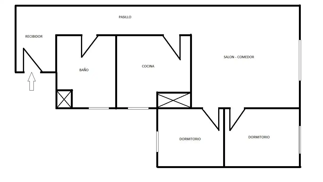 Piso de 90 m² en Puertollano