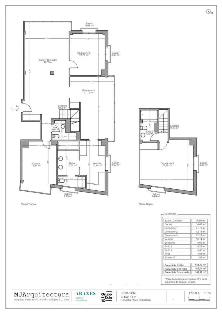 Pis de 145 m² a Sant Sebastià