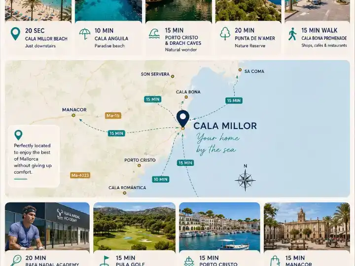 Piso de 91 m² en Son Servera