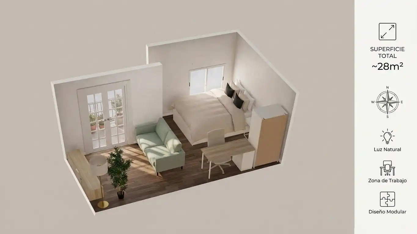Habitación 116 m², Granada
