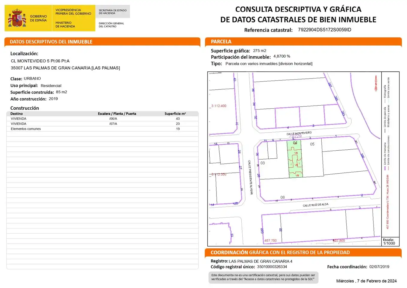 Piso de 85 m² en Las Palmas de Gran Canaria