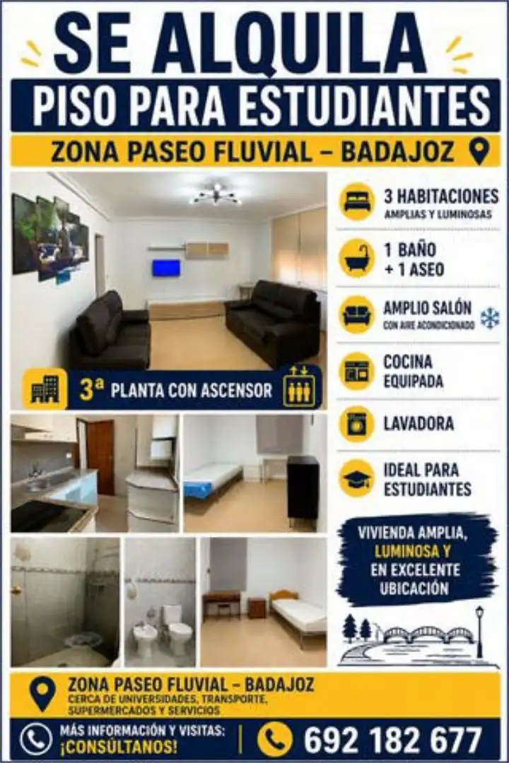 Квартира 104 м² у Jerez de los Caballeros