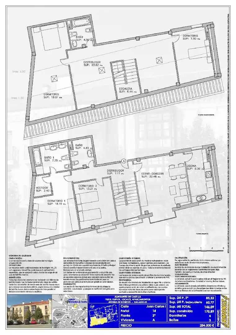 Flat 175 m² in Medina de Rioseco