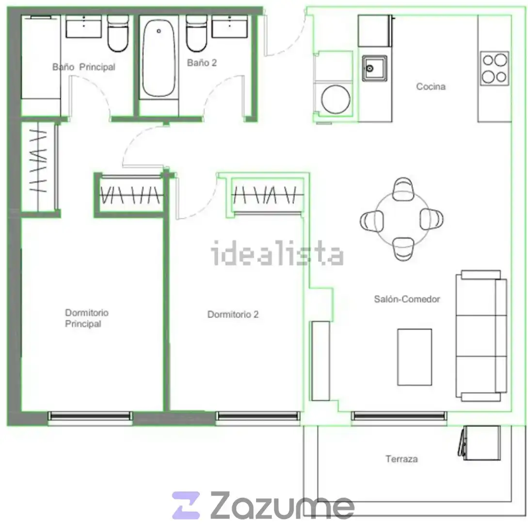 Appartamento 89 m² a Málaga