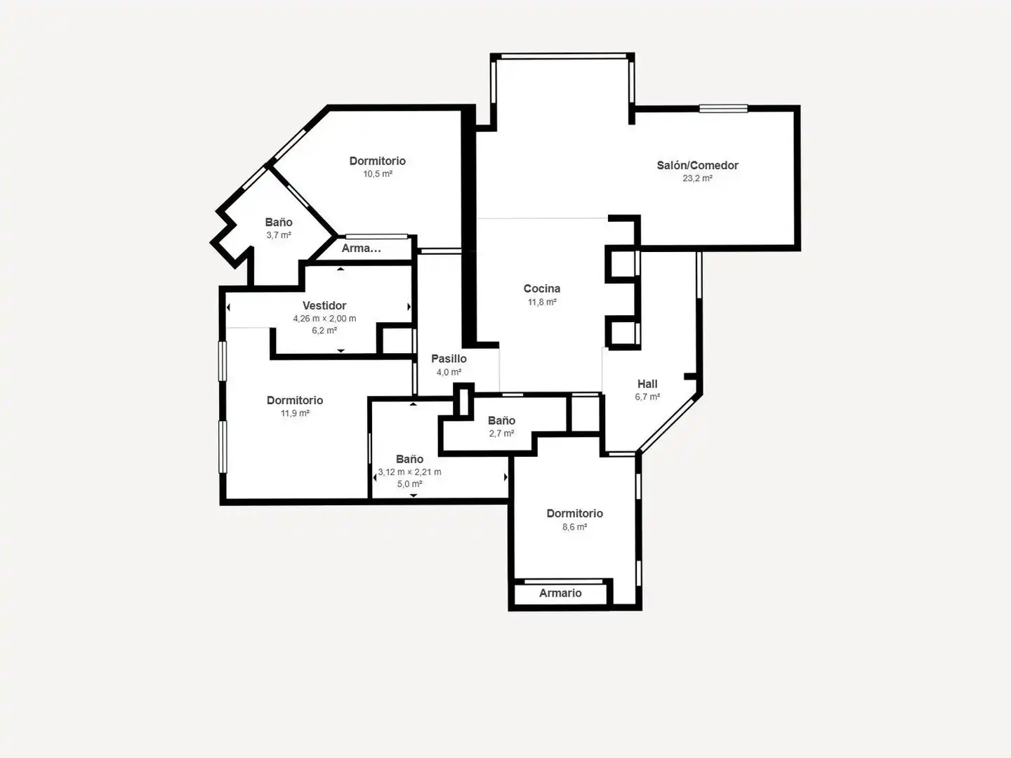 Pis de 140 m² a Madrid