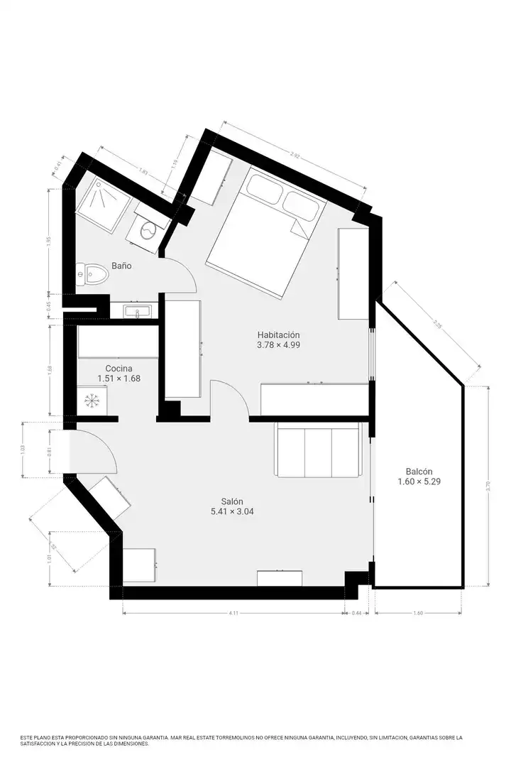 Piso de 49 m² en Torremolinos