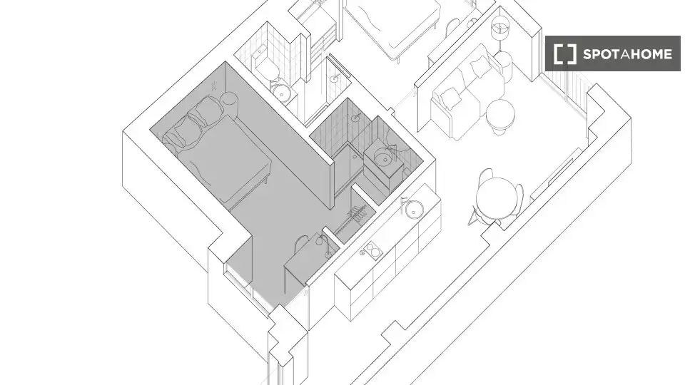 Habitación 15 m², Málaga