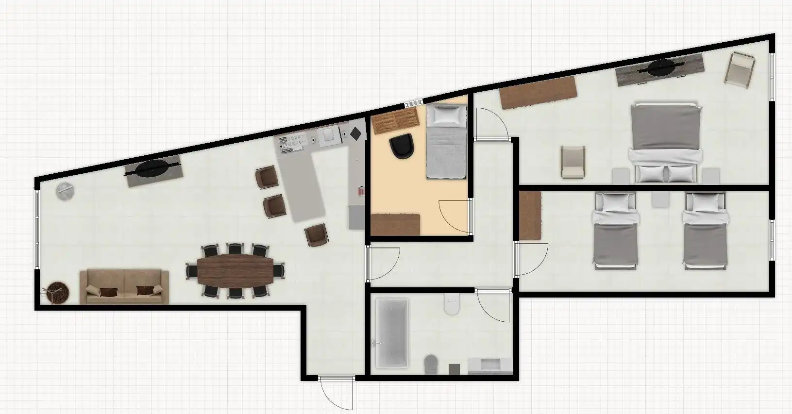 Piso de 71 m² en O Grove