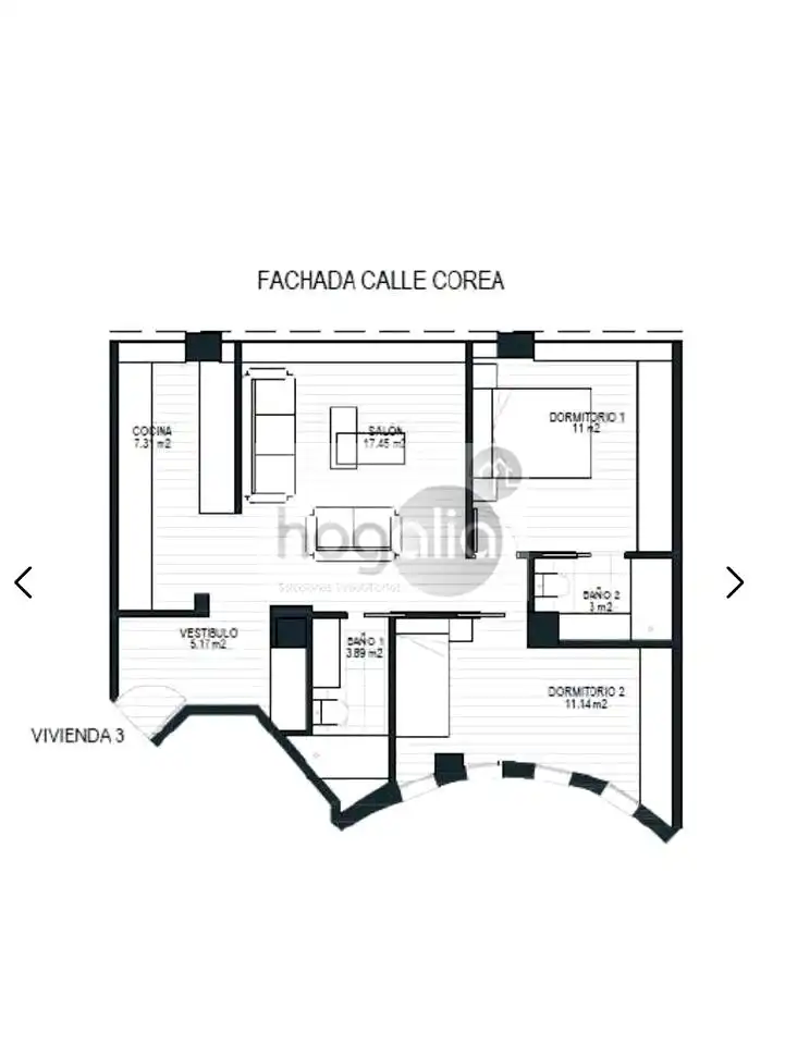Piso de 68 m² en Sevilla