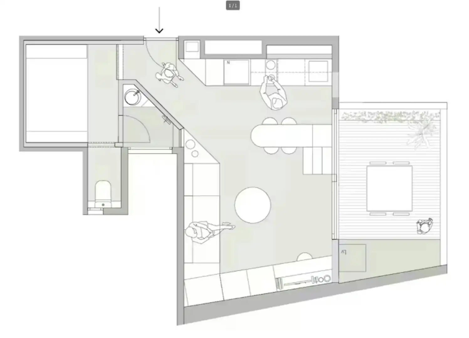Piso de 36 m² en l'Hospitalet de Llobregat