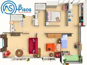 Piso de 85 m² en Zaragoza