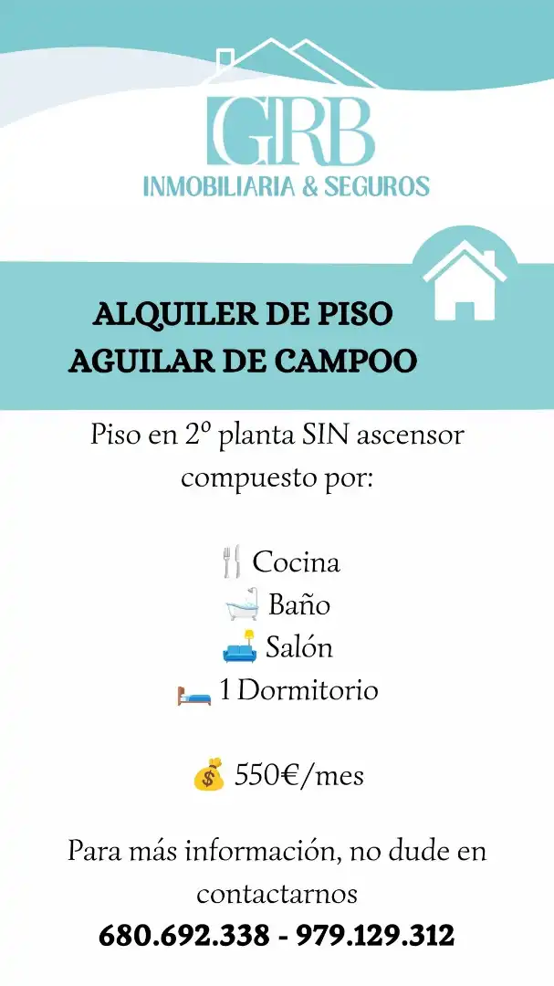 Pis de 58 m² a Aguilar de Campoo
