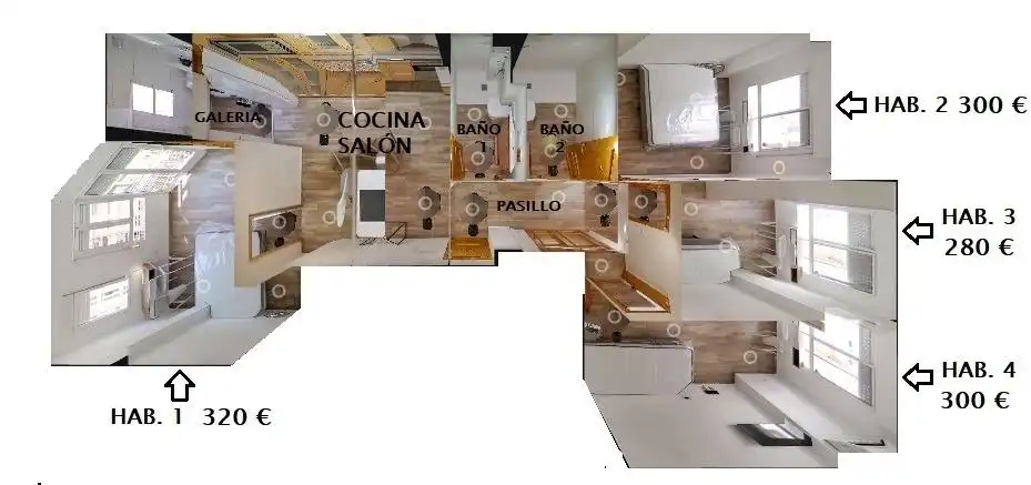 Habitació 83 m², Cartagena