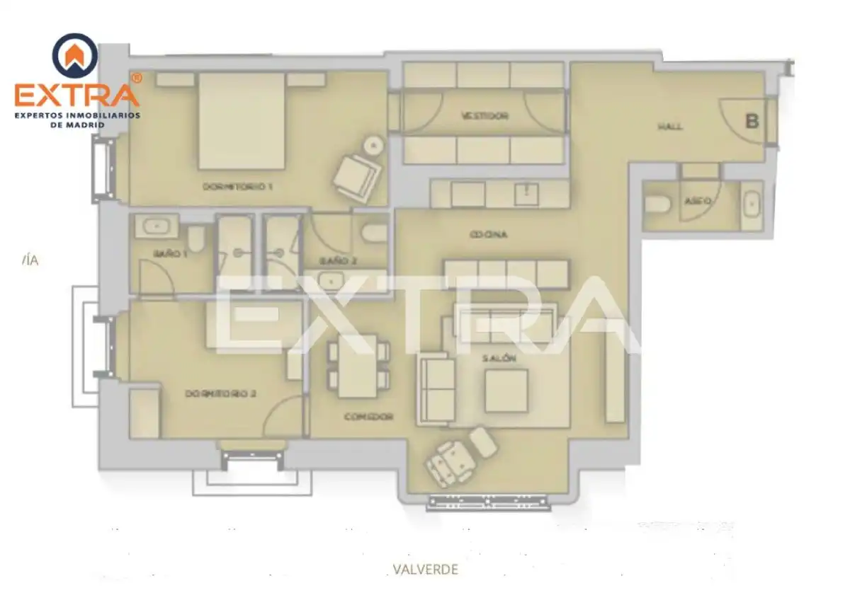 Pis de 130 m² a Madrid